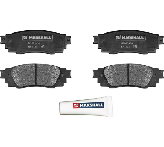 Изображение товара Тормозные колодки дисковые задние Toyota Camry V70 17-, RAV4 V 18-, Lexus ES VII 18-, RX IV MARSHALL M2622434