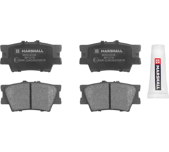 Изображение товара Тормозные колодки дисковые задние Toyota Camry V40, V50 06-, RAV4 III, IV 05-, Lexus ES V, VI MARSHALL M2624338