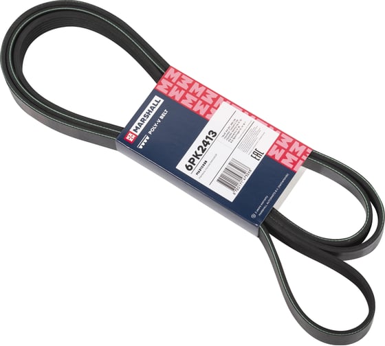 Изображение товара Ремень поликлиновой 6PK2413 Hyundai Tucson II 09-, Kia Sorento III 15-, Sportage III, IV MARSHALL M6310338