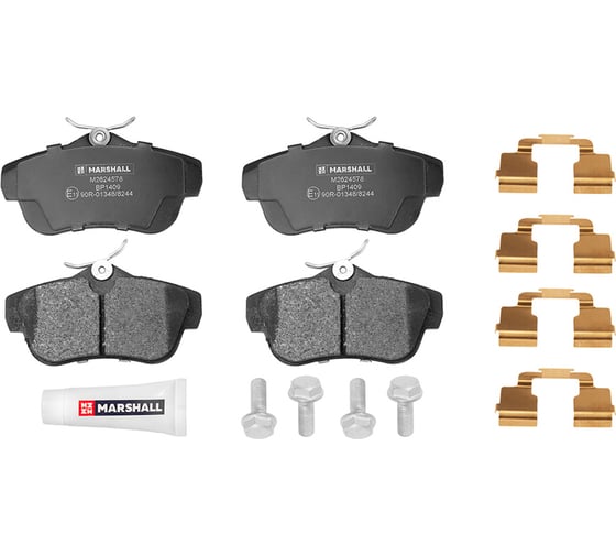 Изображение товара Тормозные колодки дисковые задние Citroen Jumpy II 07-, Fiat Scudo II 07-, Peugeot Expert II 07- MARSHALL M2624578