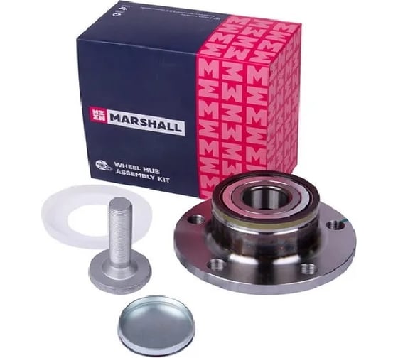 Изображение товара Ступица задняя VAG A3 03-, Octavia II 04-, Yeti 09-, Golf V-VI 03-, Passat 05-, Tiguan 08- MARSHALL M8133644