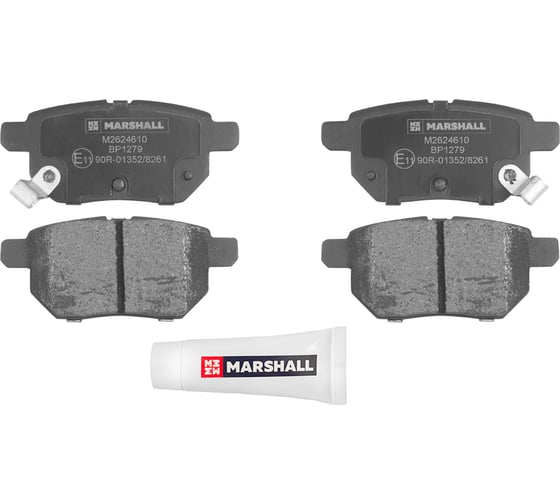 Изображение товара Тормозные колодки дисковые задние Toyota Auris I 06-, Corolla X E150, XI E180 06-, Prius MARSHALL M2624610