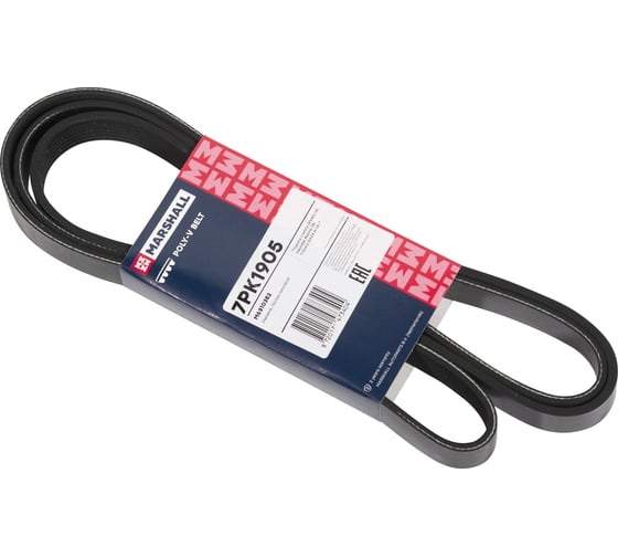 Изображение товара Ремень поликлиновой 7PK1905 Toyota Camry (XV40) 06-, Hyundai Matrix 08-, Toyota RAV4 III MARSHALL M6310352