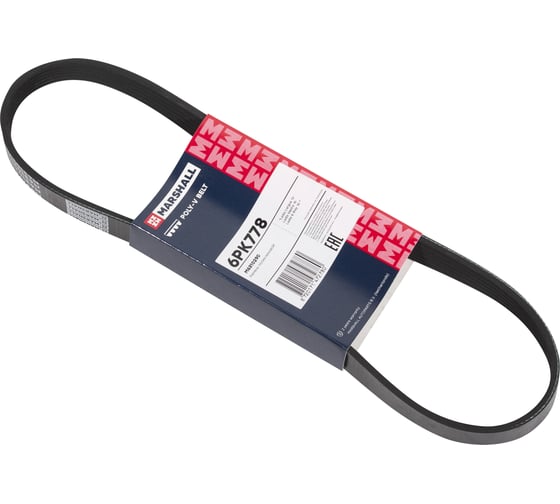 Изображение товара Ремень поликлиновой 6PK778 Lada Largus 12-, Vesta 15-, X-Ray 15- MARSHALL M6310290