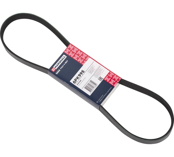 Изображение товара Ремень поликлиновой 6PK995 Citroen Jumper I 94-, Fiat Ducato II 94-, Lada Kalina 13-, Lada MARSHALL M6310344