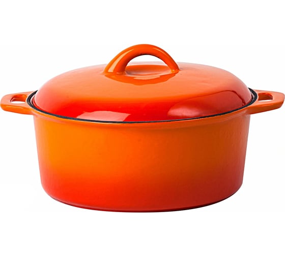 Изображение товара Эмалированная чугунная кастрюля MYRON COOK 4 л MC5043