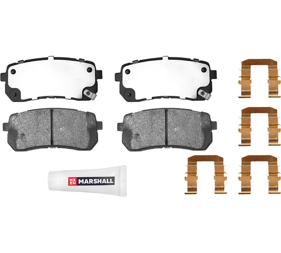 Изображение товара Тормозные колодки дисковые задние Haval H8 13-, Hyundai H-1 II 08-, ix55 07-, Kia Carnival II MARSHALL M2624599