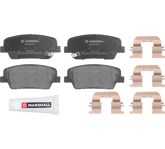 Изображение товара Тормозные колодки дисковые задние Hyundai Santa Fe II, III 06-, Kia Mohave 08-, Sorento II 09- MARSHALL M2625520