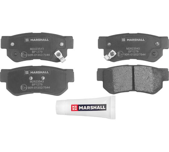 Изображение товара Тормозные колодки дисковые задние Hyundai Getz 02-, Santa Fe I 01-, Tucson I 04-, Kia Sportage MARSHALL M2623543