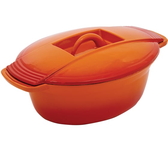 Изображение товара Эмалированная утятница MYRON COOK чугун 3.2 л MC1323