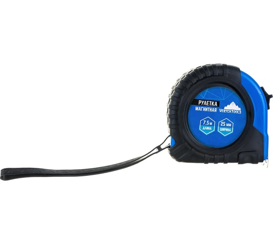Изображение товара Рулетка vertextools магнитная 7,5х25 мм 3120-07