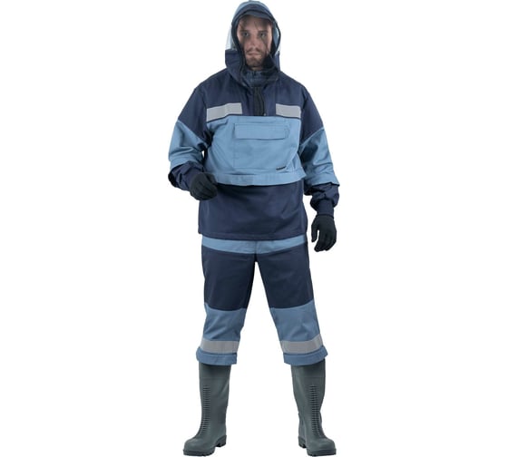 Изображение товара Противоэнцефалитный костюм ГК Спецобъединение БИОСЕЙФ ПРОТЕКТ, серый-синий Кос 092/96/170