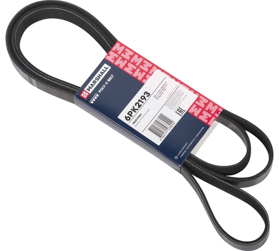 Изображение товара Ремень поликлиновой 6PK2193 MB C-Class (W203) 00-, E-Class (W210) 95-, Sprinter I 95- MARSHALL M6310336