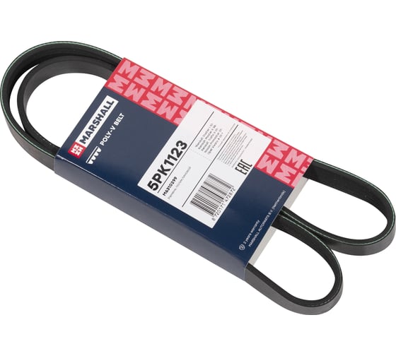 Изображение товара Ремень поликлиновой 5PK1123 Renault Duster I 10-, Master II 98-, Trafic II 01-, BMW 3 MARSHALL M6310299