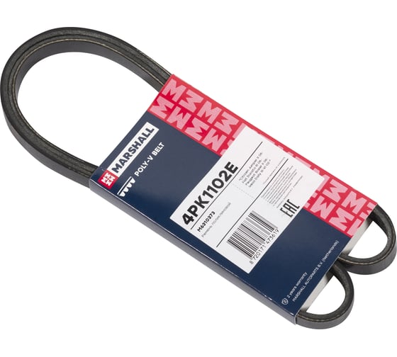 Изображение товара Ремень поликлиновой 4PK1102E Citroen Jumper II 06-, Fiat Ducato III 06-, Peugeot Boxer II MARSHALL M6310373