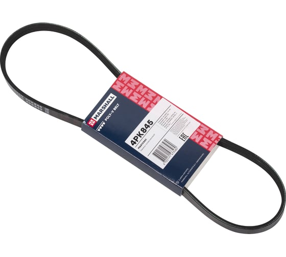 Изображение товара Ремень поликлиновой 4PK845 Hyundai Accent I-III 94-, Getz 02-, Kia Rio II 05-, Nissan MARSHALL M6310360