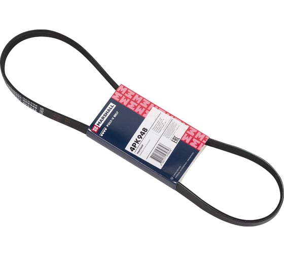 Изображение товара Ремень поликлиновой 4PK948 Citroen Jumper I 94-, Hyundai Santa Fe I 01-, Peugeot Boxer I MARSHALL M6310297