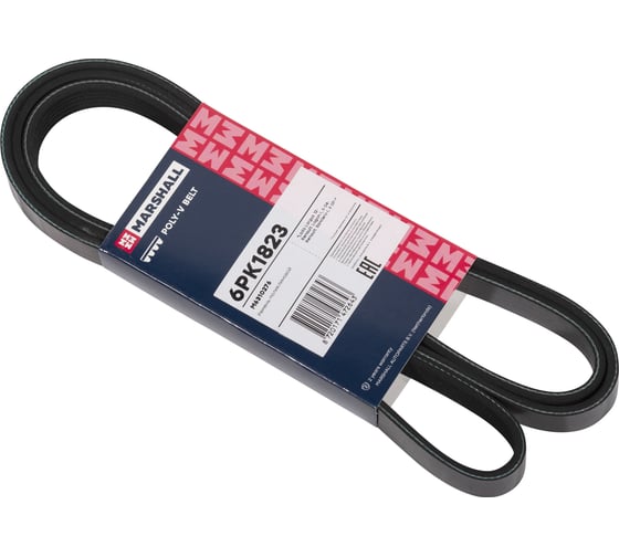 Изображение товара Ремень поликлиновой 6PK1823 Lada Largus 12-, Renault Logan I, II 04-, Sandero I, II 07- MARSHALL M6310276