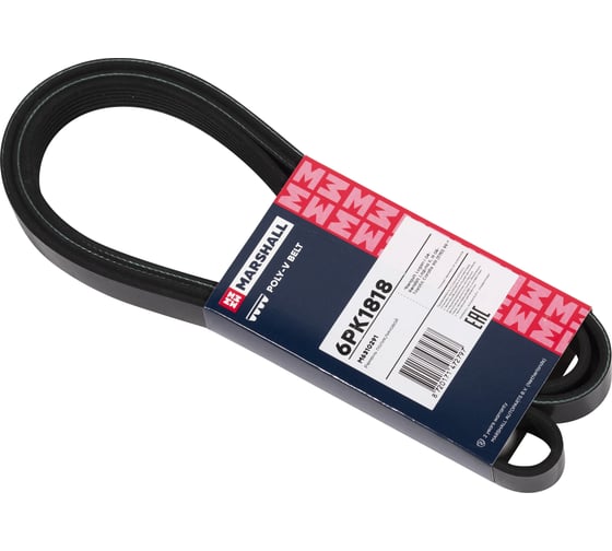 Изображение товара Ремень поликлиновой 6PK1818 Renault Logan I 04-, Laguna II, III 05-, Toyota Corolla VIII MARSHALL M6310291