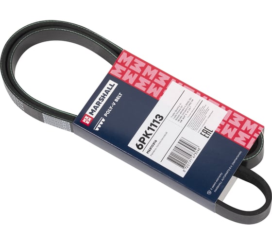 Изображение товара Ремень поликлиновой 6PK1113 Lada Granta 11-, Priora 07-, Nissan Almera II 00-, Skoda MARSHALL M6310316
