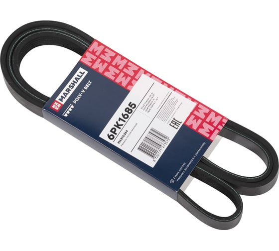 Изображение товара Ремень поликлиновой 6PK1685 Ford Transit VIII 13-, Mondeo IV 07-, Opel Mokka 12-, Zafira MARSHALL M6310369