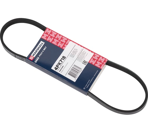 Изображение товара Ремень поликлиновой 4PK718 Renault Logan I 04-, Sandero I 07-, Chevrolet Spark II 05- MARSHALL M6310280