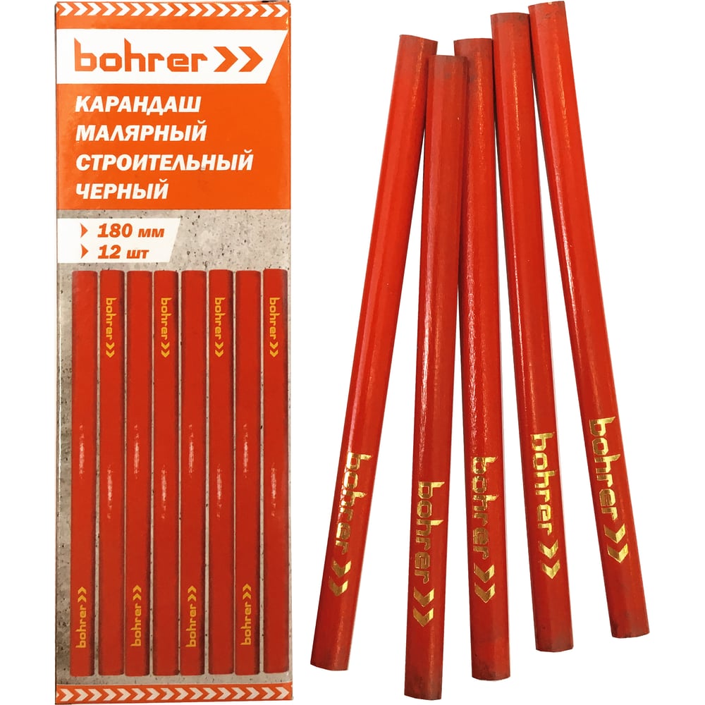 Строительный карандаш Bohrer строительный карандаш bohrer