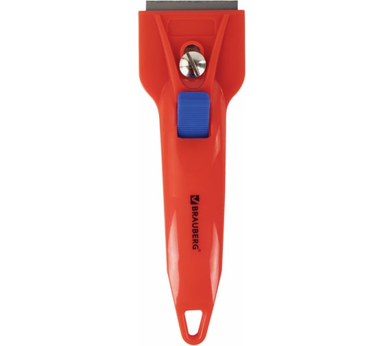 Изображение товара Скребок BRAUBERG BASE для любых поверхностей (стеклокерамика, стекло, плитка) фиксатор 607458