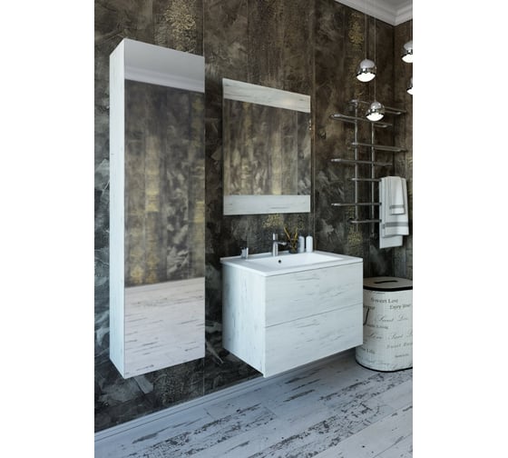 Изображение товара Тумба Sanflor Чикаго 75 (Дкб) умывальник PIANO 75/комплект С16781