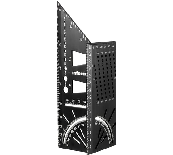 Изображение товара Многофункциональный разметочный угольник Inforce 150 мм 06-11-81