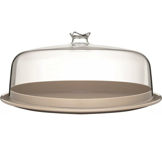 Изображение товара Тортница COSMOPLAST МАРГАРИТА диаметр 26 см, пластик, цвет ассорти 2275