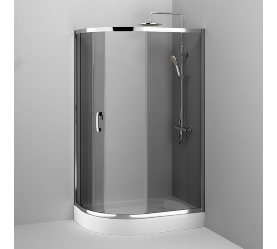 Изображение товара Душевое ограждение AM.PM Like 120x80, стекло тонированное W83G-302U120CG64