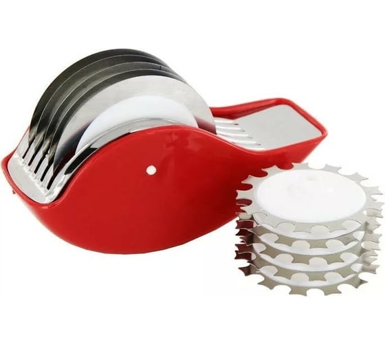 Изображение товара Мельчитель Rigamonti 2 диска тендерайзер и мельчитель для зелени, нержавеющая сталь, пластик 4315