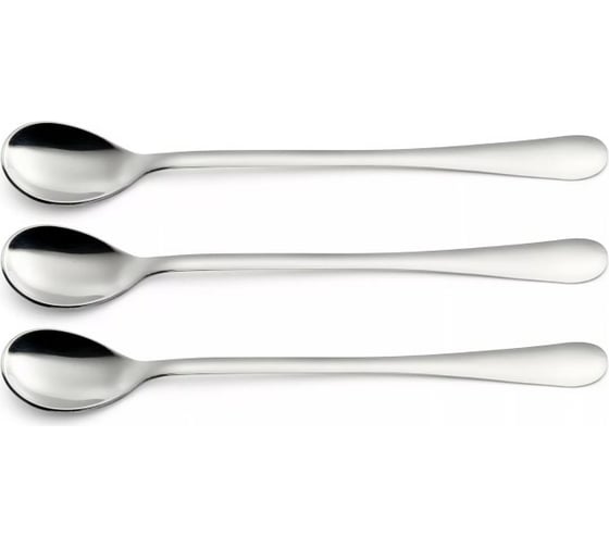 Изображение товара Коктейльная ложка EME SEGNO, 3 шт, нержавеющая сталь 7016