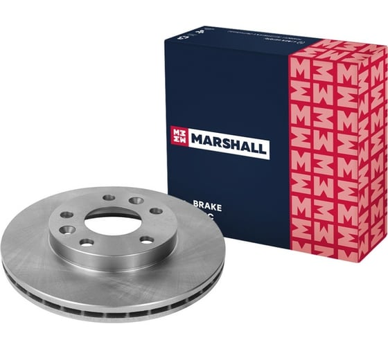 Изображение товара Тормозной диск передний Renault Duster 10- / Kaptur 16- / Megane IV 16-, Nissan Terrano III MARSHALL M2000481
