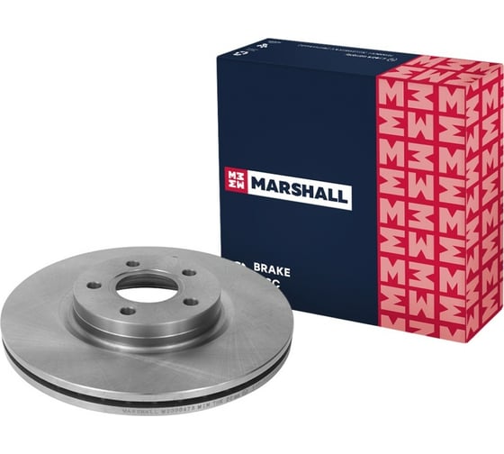 Изображение товара Тормозной диск передний Ford Focus II, III 04- / Kuga I, II 08- / C-Max I, II 07-, Volvo S40 MARSHALL M2000473
