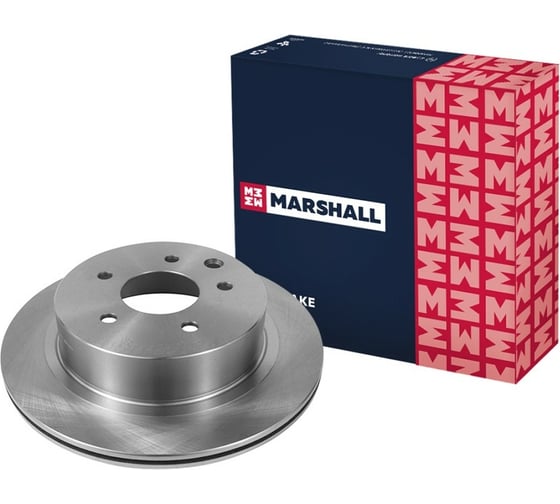 Изображение товара Тормозной диск задний Nissan Qashqai I 07- / Juke I 10- / X-Trail I, II 01-, Renault Koleos MARSHALL M2000458