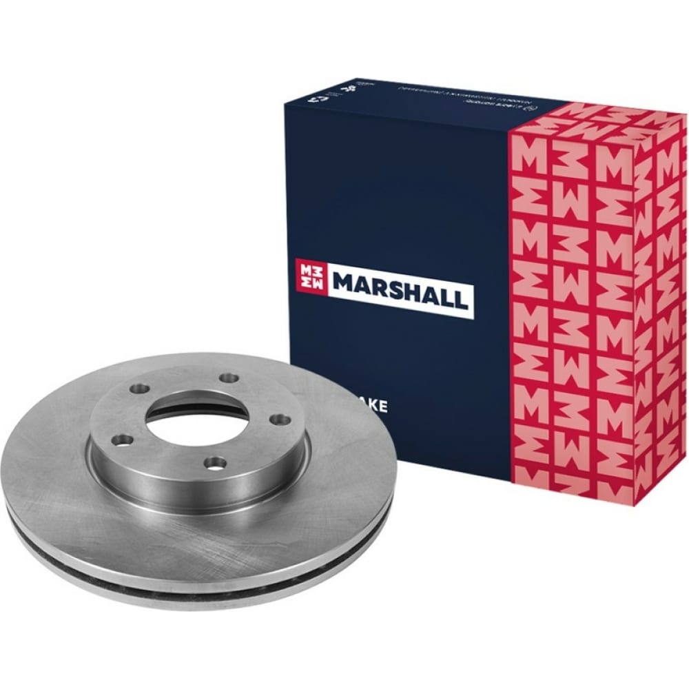 Передний тормозной диск Mazda 3 I BK, II BL 03- / 5 I, II 05- MARSHALL задний тормозной диск mazda cx 7 07 marshall
