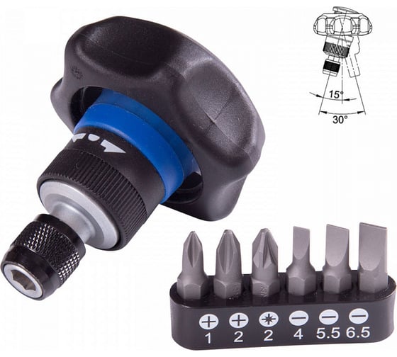 Изображение товара Трещотка вороток KING TONY 1/4, 48 зубцов, дисковый механизм, для вставок P2746