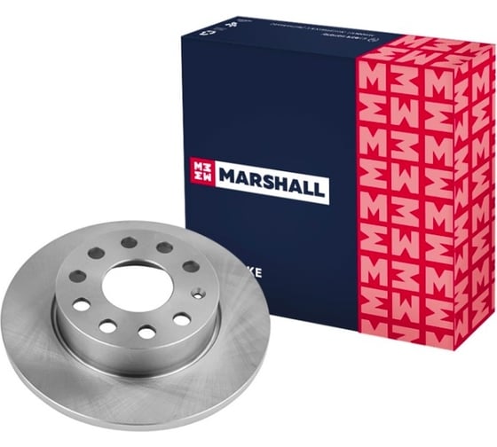 Изображение товара Тормозной диск задний Audi A3 8P 03-, Skoda Octavia II A5 04-, VW Caddy III 04- / Golf MARSHALL M2000520