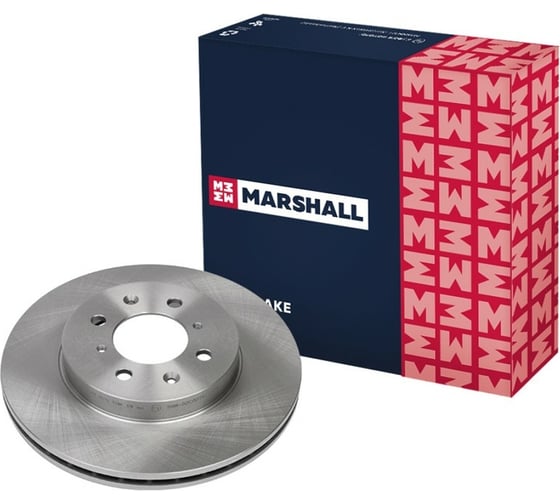 Изображение товара Тормозной диск передний Honda Civic IV-VIII 89- / CR-X II, III 89- / Fit II 08- / Jazz III MARSHALL M2000581