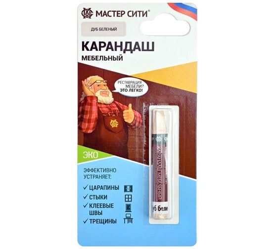 Изображение товара Карандаш для мебели Мастер Сити Дуб беленый 2031101