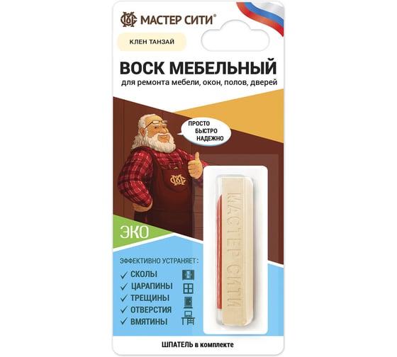 Изображение товара Воск для мебели Мастер Сити Клен танзай 2011204