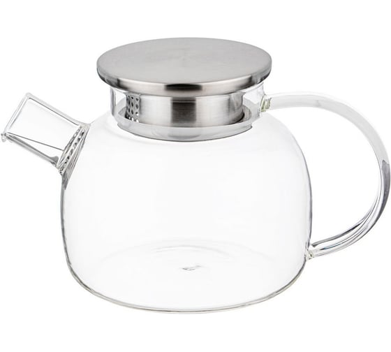 Изображение товара Заварочный чайник Agness HIGH-TECH 1000 мл, цвет: прозрачный 889-121