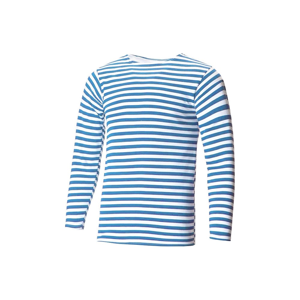 Изображение товара Тельник СОЮЗСПЕЦОДЕЖДА голубая полоса размер 48-50 из интерлока 100% хлопок