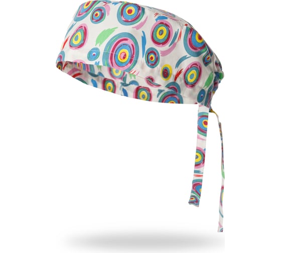 Изображение товара Шапочка СОЮЗСПЕЦОДЕЖДА СПЕЦ Лайт принт круги на белом 2000000177366