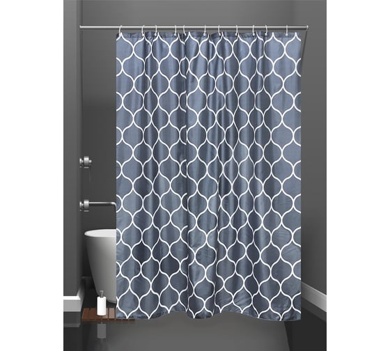 Изображение товара Штора для ванной и кольца Bath Plus West Totem III п akch-21301