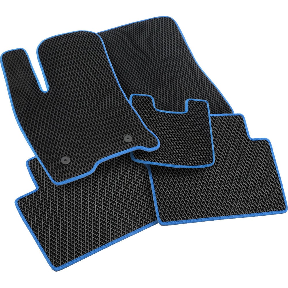 Изображение товара Коврики Vicecar ЕВА / EVA / ЭВА для Chery QQ6 S21 2006 - 2010 EV6012-синий