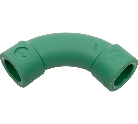 Изображение товара Плавнозагнутый угол Banninger полипропиленовый, зеленый, 90 гр x 20 мм 7421060911