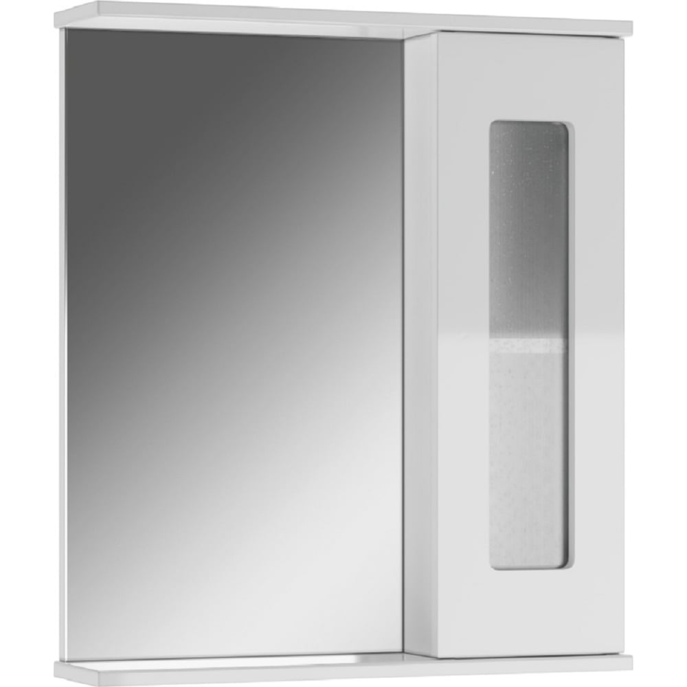 Изображение товара Шкаф-зеркало Айсберг Кристалл 60 левый правый современный белый